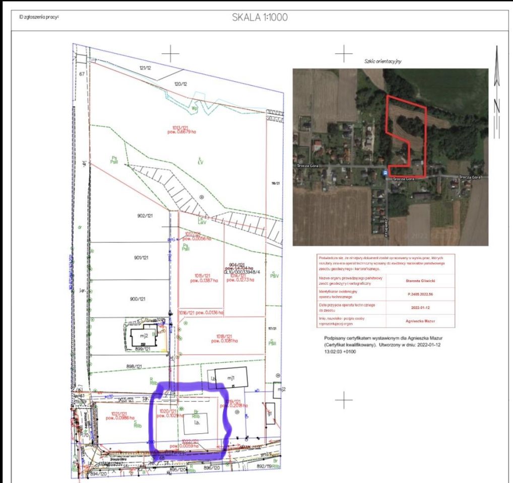 Działka budowlana Pniów, ul. Srocza Góra. Zdjęcie 2