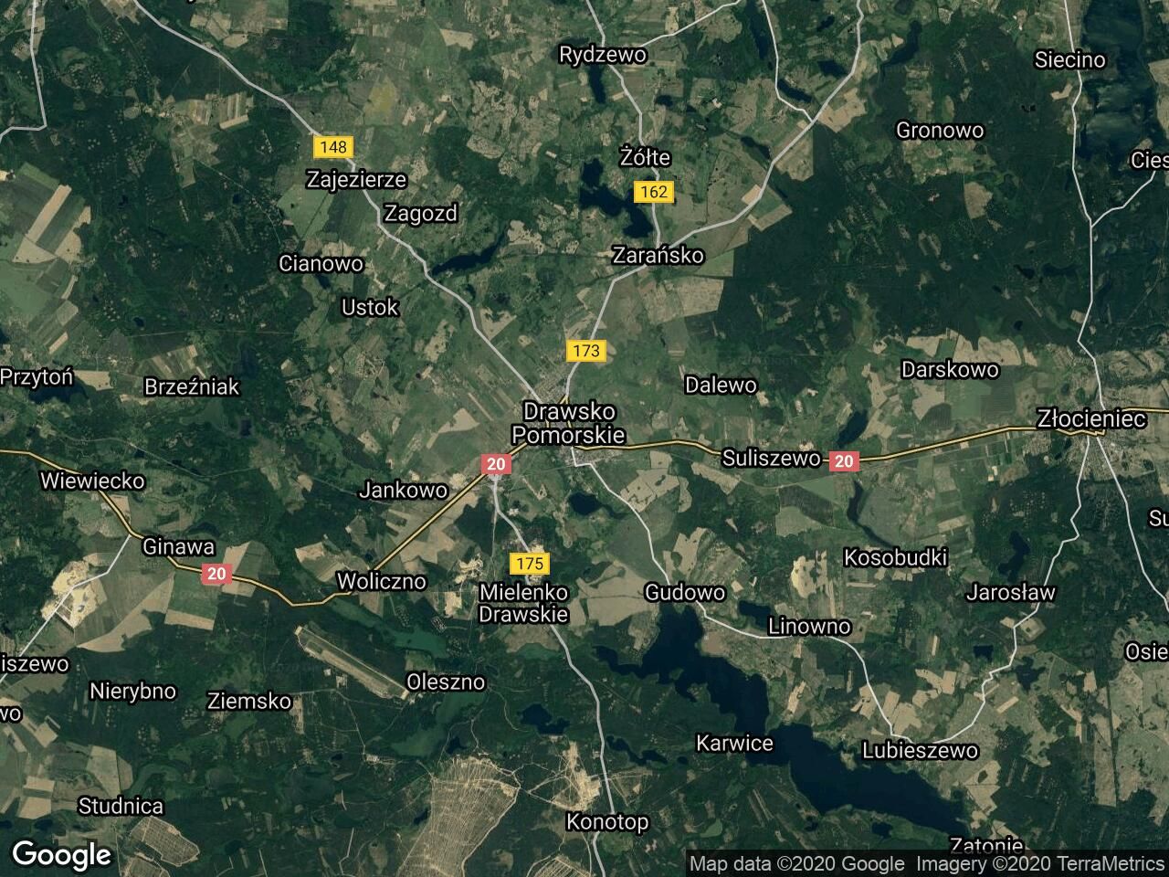 Działka Drawsko Pomorskie, ul. Spokojna, bez pośrednika 1.53 ha 655