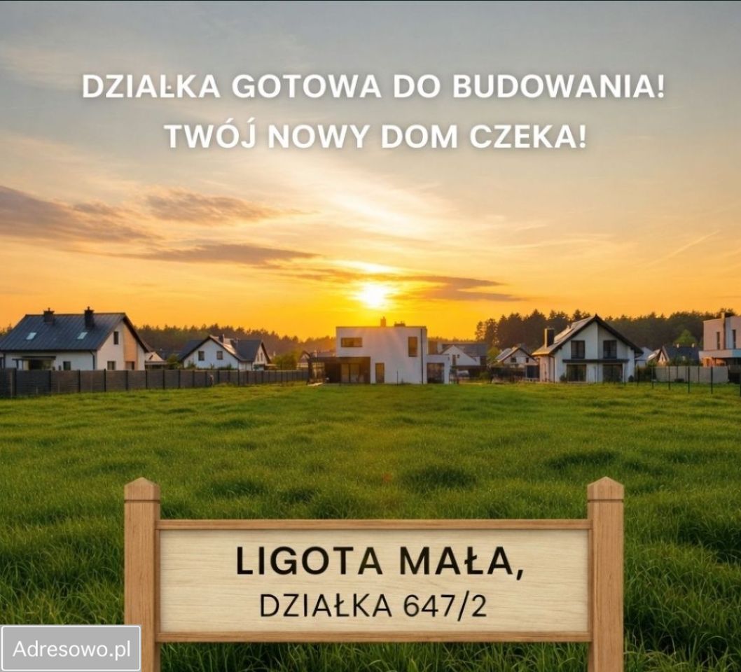 Działka budowlana Ligota Mała. Zdjęcie 3