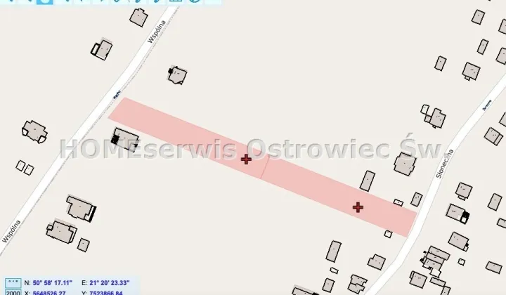 Działka budowlana Kunów