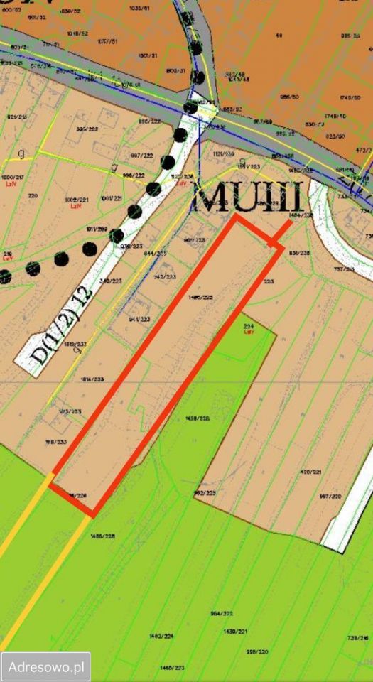 Działka budowlana Mysłowice Dziećkowice, ul. Długa