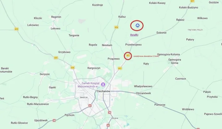 Działka budowlana Ciechanów