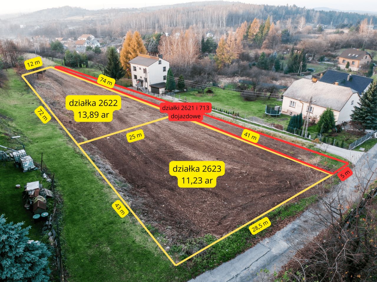 Działka budowlana Trzebinia Trzebionka, ul. Okrężna. Zdjęcie 1