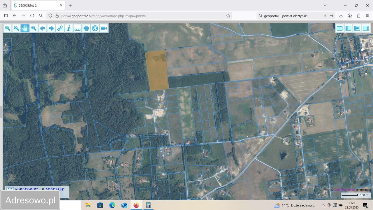 Działka rolna Gady. Zdjęcie 2