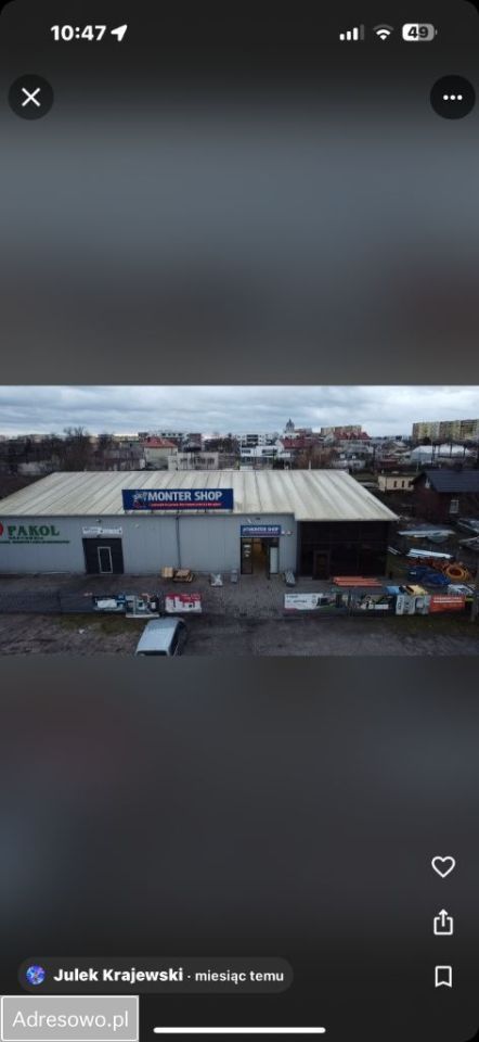 Hala/magazyn Włocławek Centrum, ul. Spółdzielcza. Zdjęcie 3