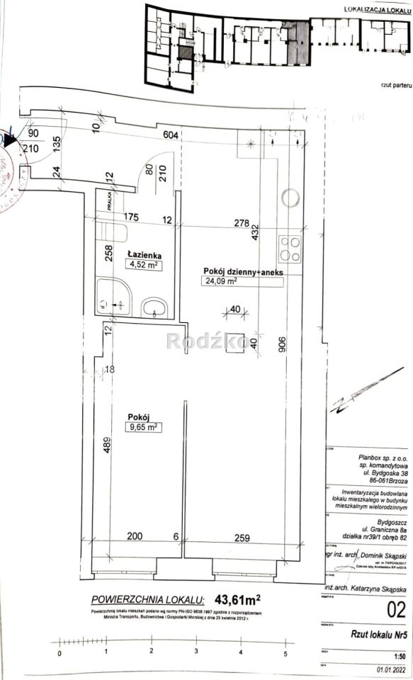 Mieszkanie 1-pokojowe Bydgoszcz Okole, ul. Graniczna. Zdjęcie 18