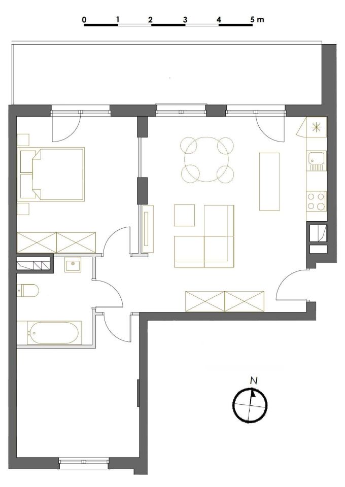 Mieszkanie 3-pokojowe Wrocław, ul. Antoniego Słonimskiego. Zdjęcie 5