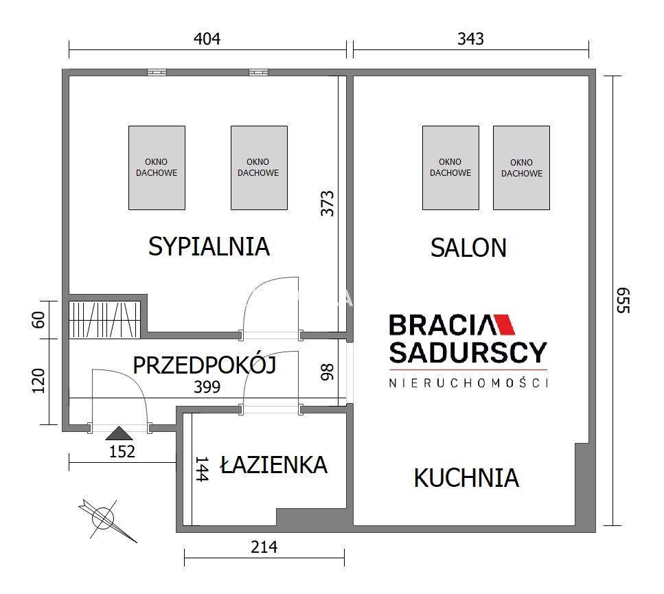 Mieszkanie 2-pokojowe Kraków Stare Miasto, ul. Starowiślna. Zdjęcie 14