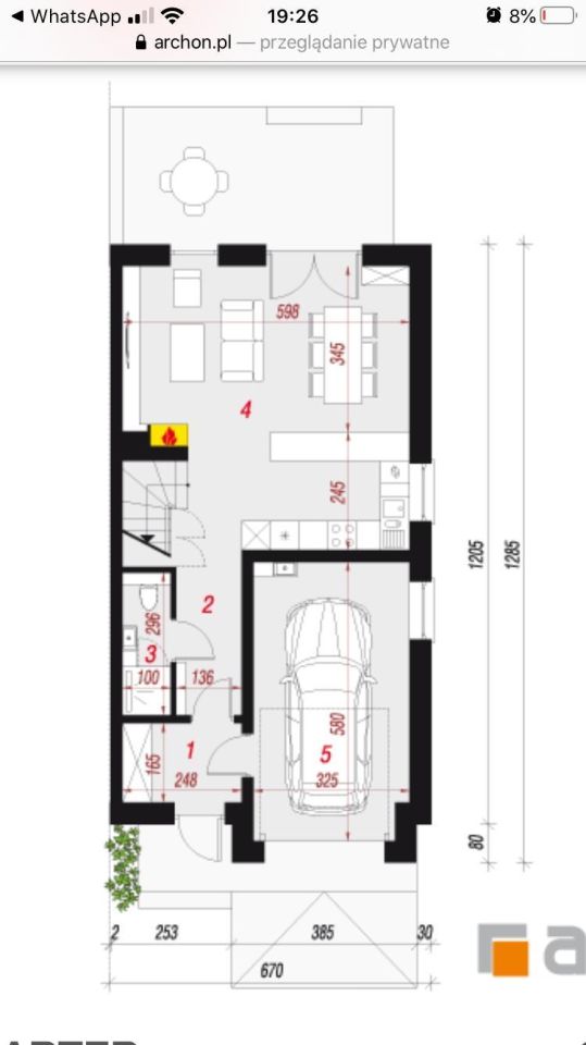 dom szeregowy, 4 pokoje Konin, ul. Cisowa. Zdjęcie 5