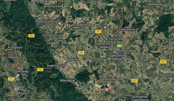 Działka inwestycyjna Stoszowice