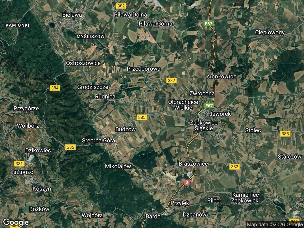 Działka inwestycyjna Stoszowice