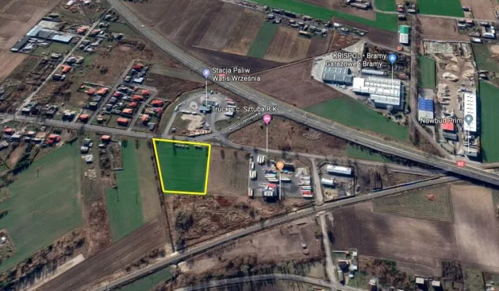 Działka inwestycyjna Września