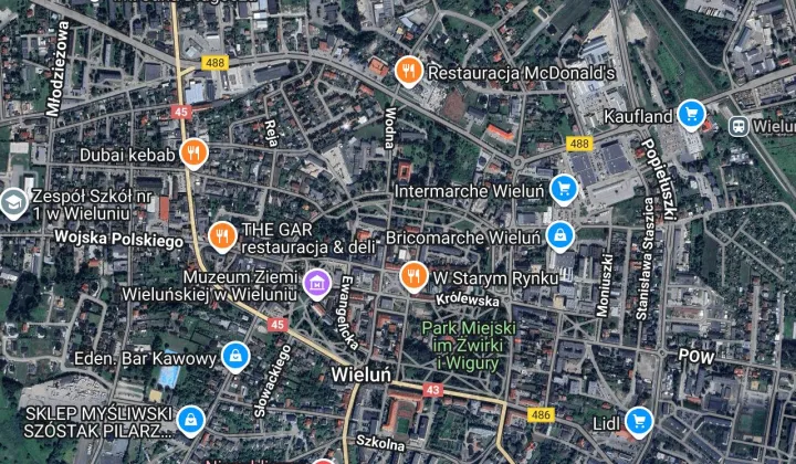 Mieszkanie 1-pokojowe Wieluń, ul. Okólna