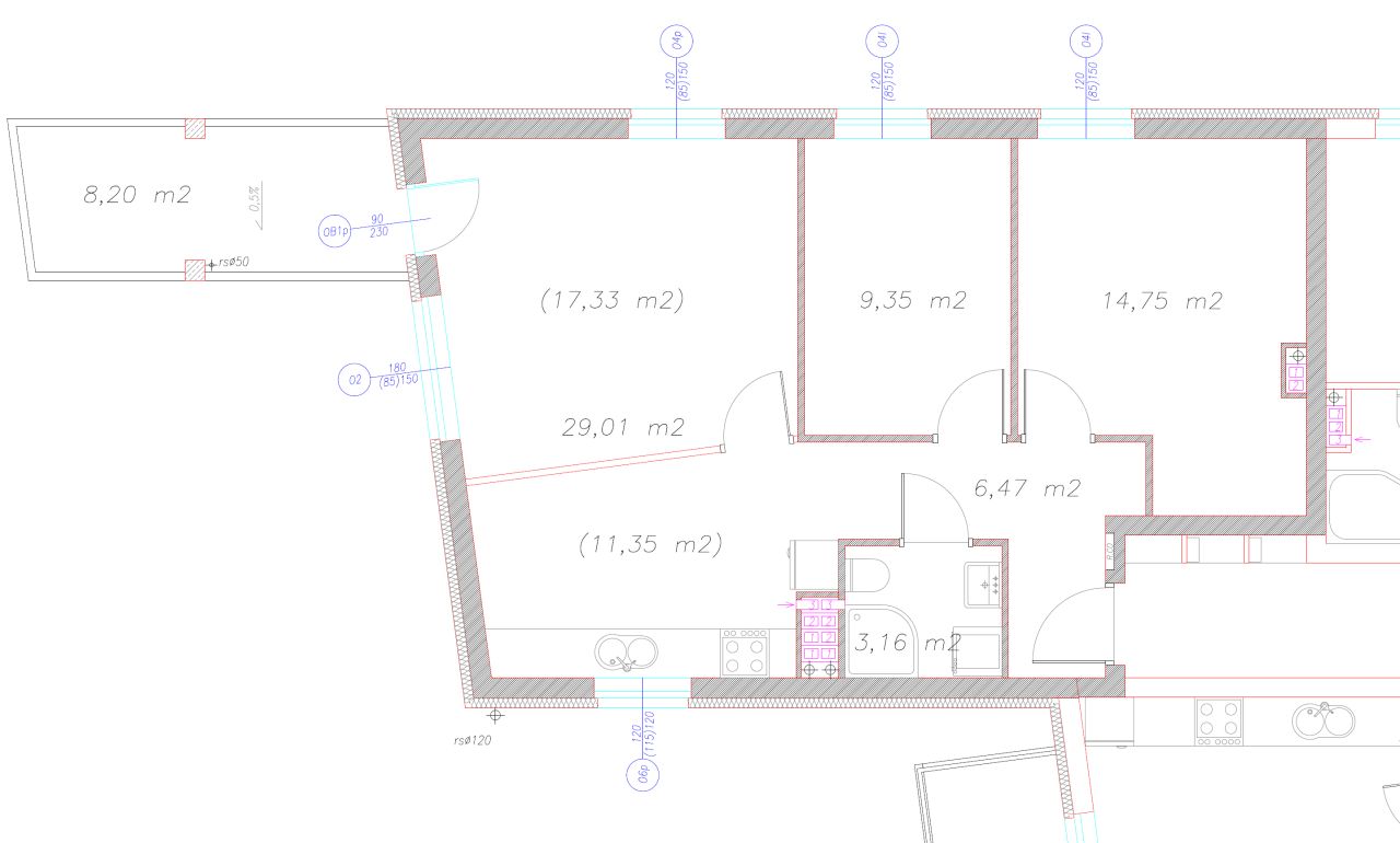 Mieszkanie 3-pokojowe Kraków Dębniki, ul. Norymberska. Zdjęcie 14