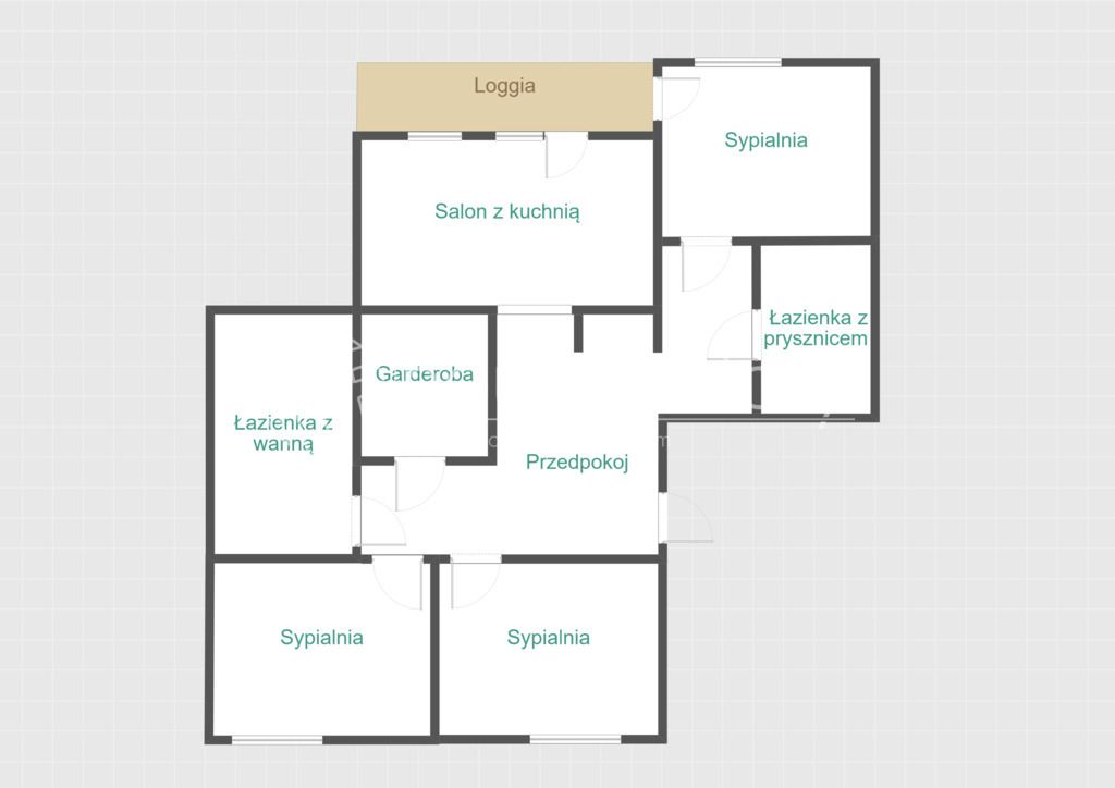 Mieszkanie 4-pokojowe Łódź Górna. Zdjęcie 16