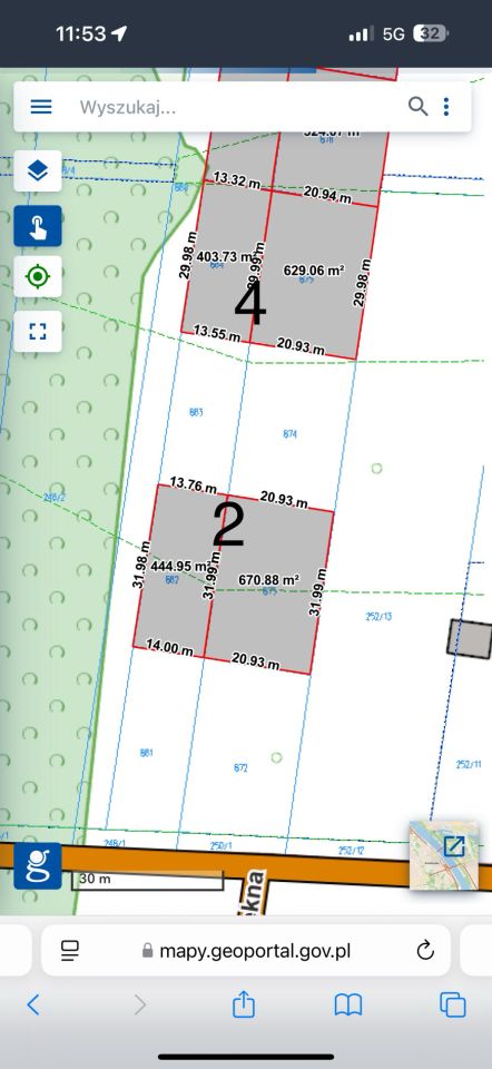 Działka budowlana Maków Nowy, ul. gen. Stefana Grota-Roweckiego. Zdjęcie 4