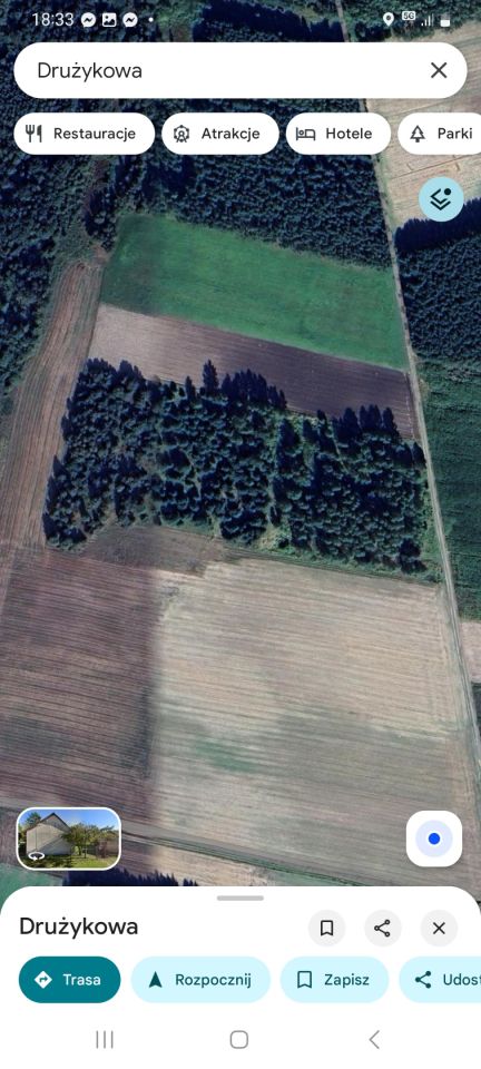 Działka rolna Drużykowa. Zdjęcie 1