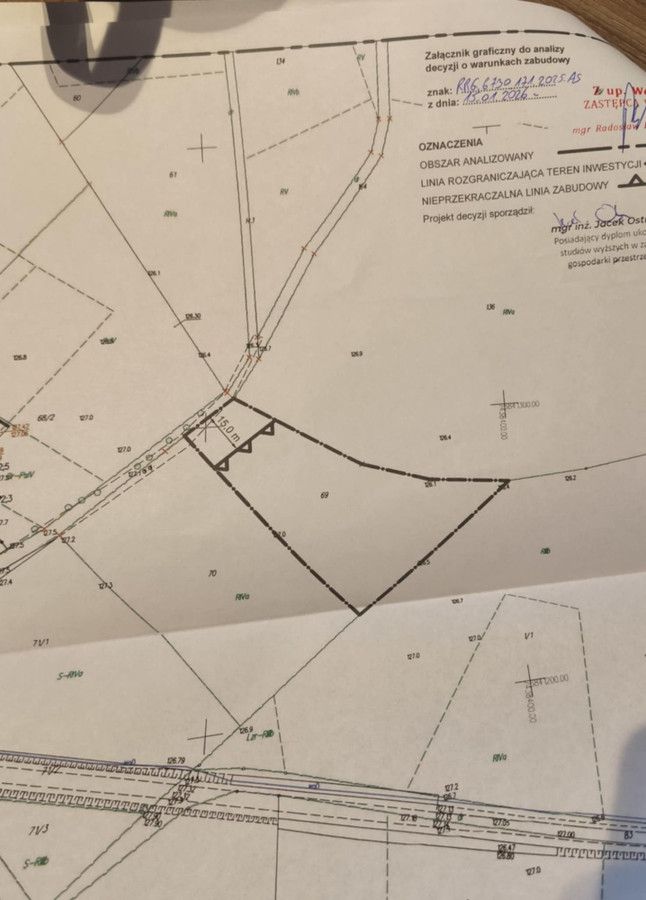 Działka rolno-budowlana Wępiły. Zdjęcie 2