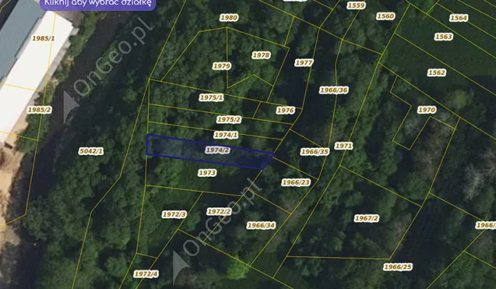 Działka rolna Rycerka Dolna