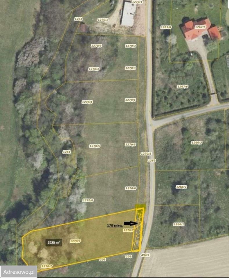 Działka budowlana Stary Wielisław. Zdjęcie 3