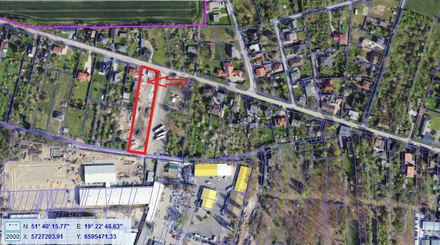 Działka inwestycyjna Pabianice, ul. Widzewska