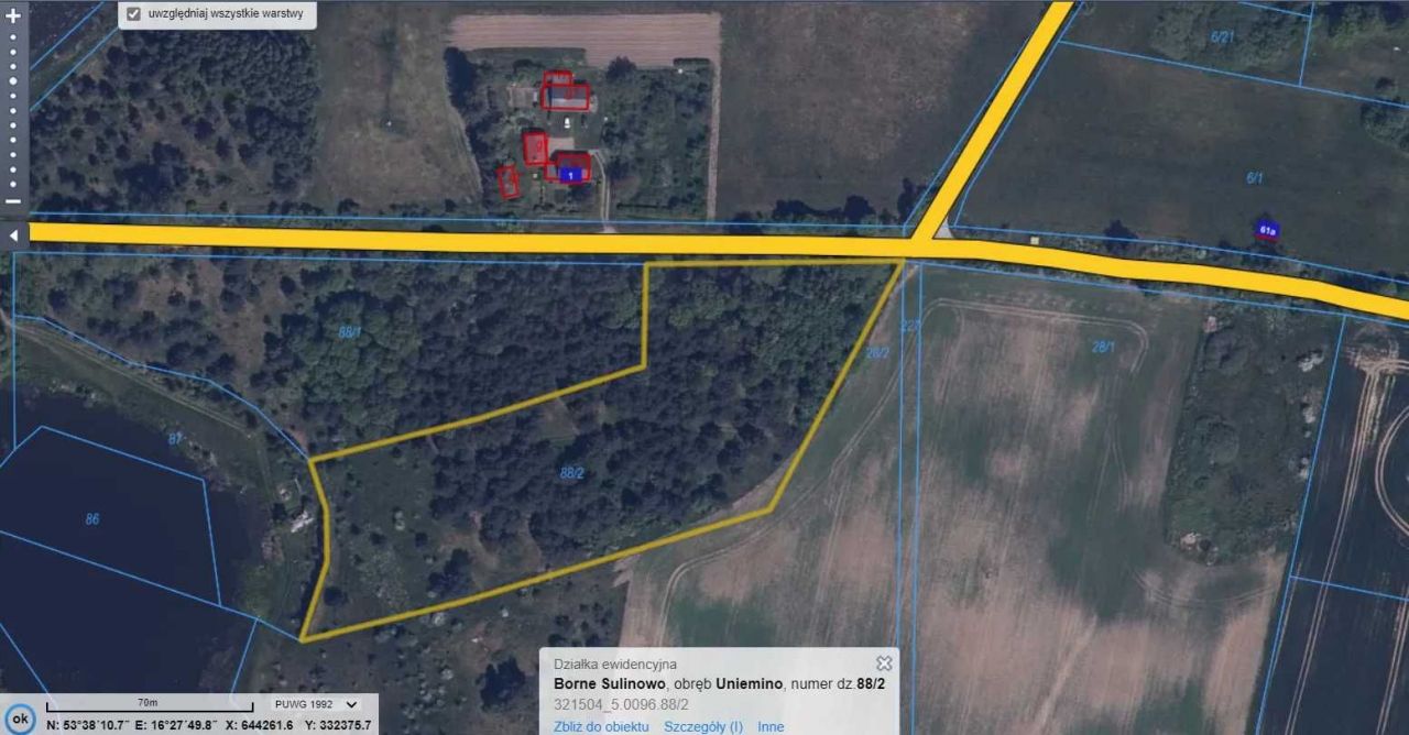 Działka rolna Uniemino. Zdjęcie 8