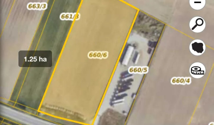 Działka inwestycyjna Świba