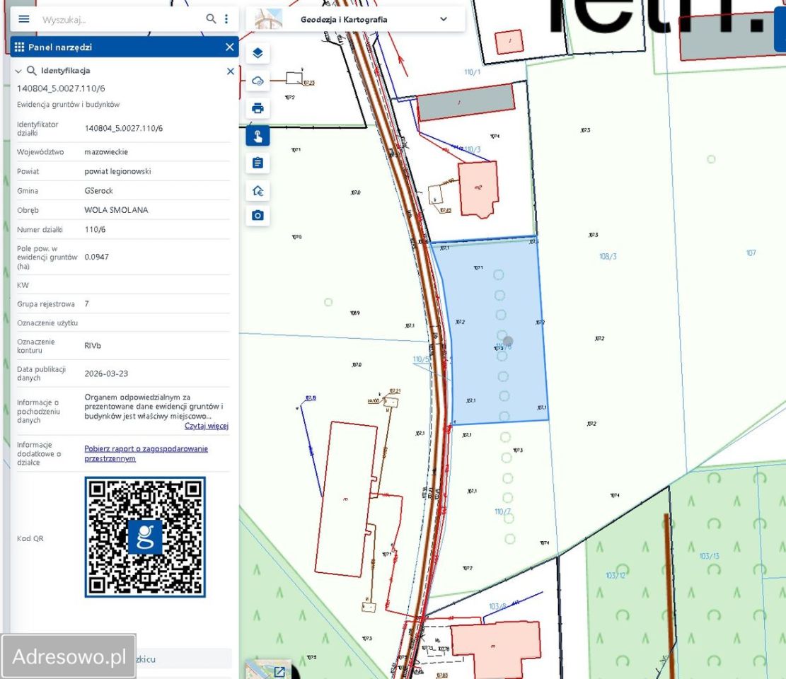 Działka budowlana Wola Smolana, ul. Leśne Echo. Zdjęcie 4