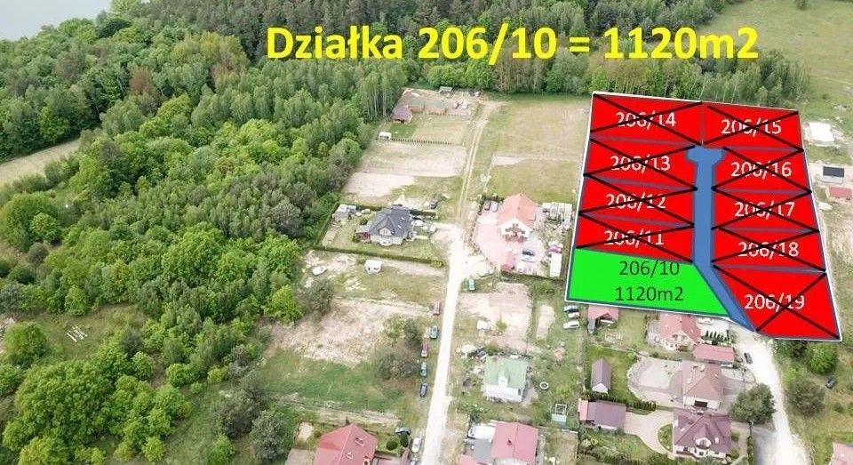 Działka budowlana Łagów, ul. Wisławy Szymborskiej. Zdjęcie 1