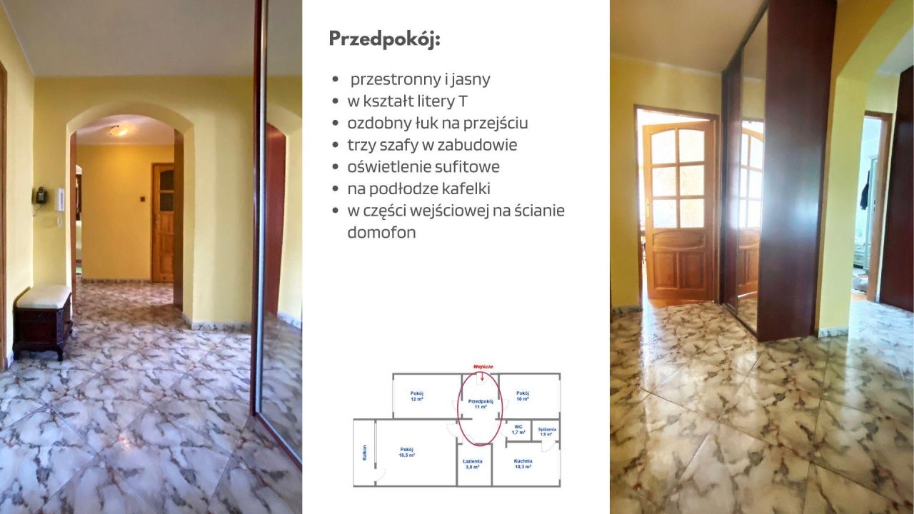 Mieszkanie 3-pokojowe Toruń Jakubskie Przedmieście, ul. Konopackich. Zdjęcie 7