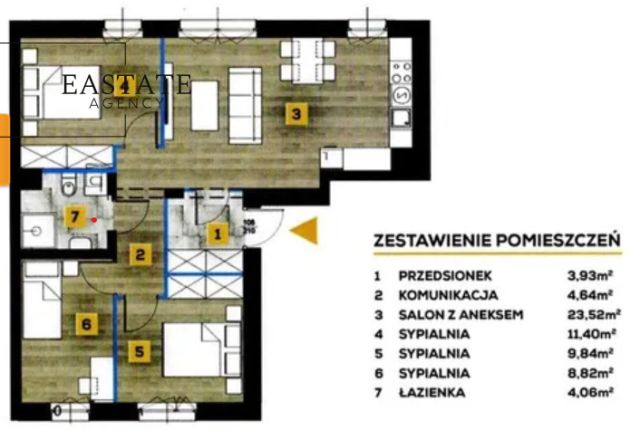 Mieszkanie 4-pokojowe Warszawa Wawer, ul. Zabielska. Zdjęcie 12
