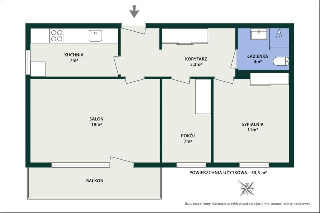 Mieszkanie 3-pokojowe Warszawa Targówek, ul. Bolesławicka. Zdjęcie 12