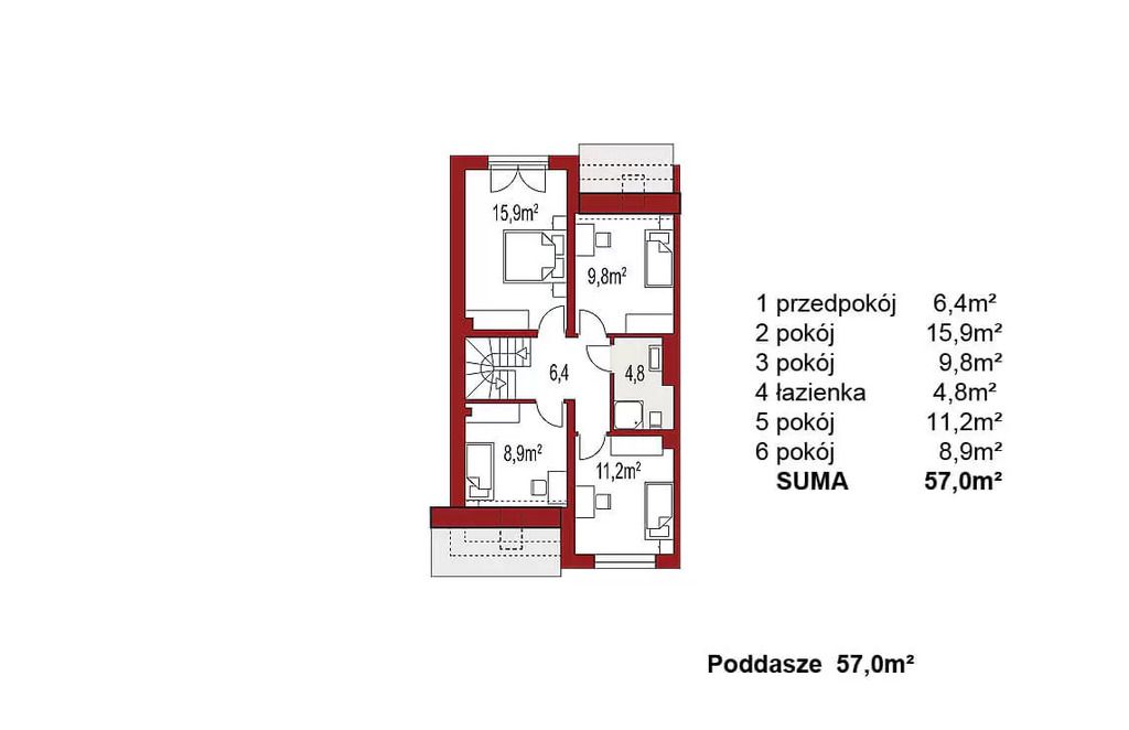 dom szeregowy, 5 pokoi Świlcza, ul. Krakowska. Zdjęcie 8