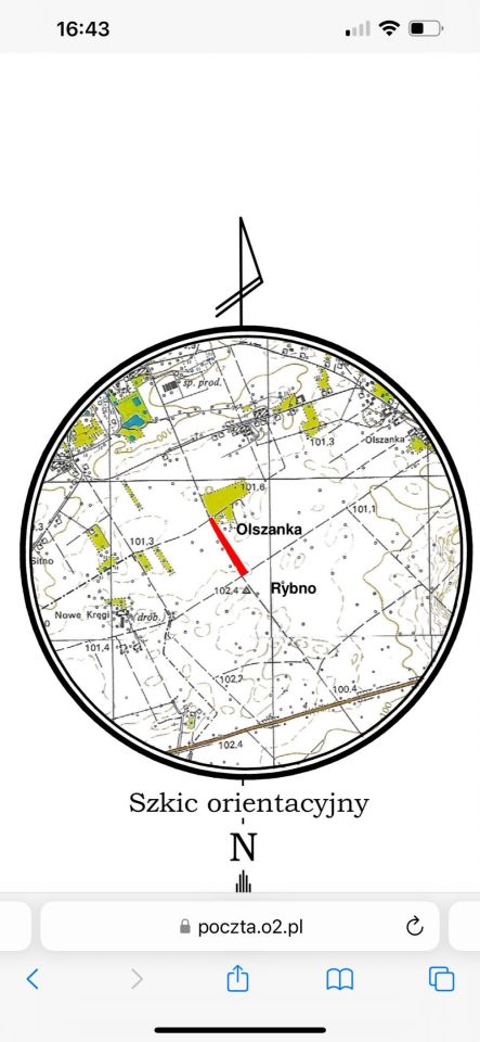 Działka budowlana Olszanka. Zdjęcie 2