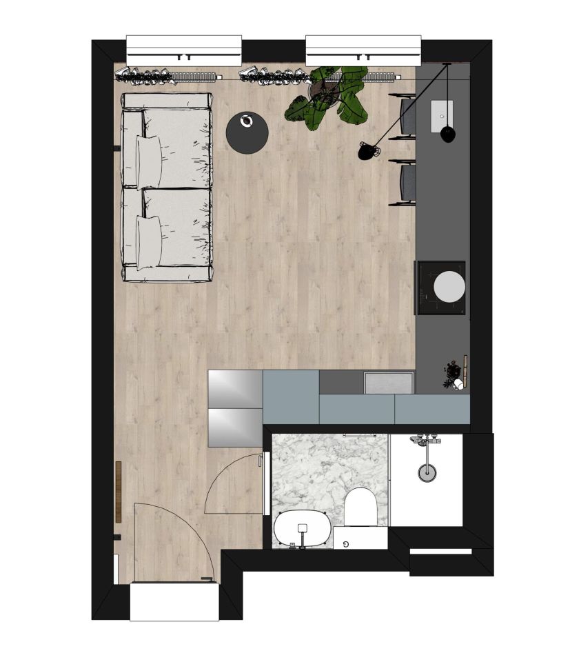 Mieszkanie 1-pokojowe Poznań Stare Miasto, ul. Piekary. Zdjęcie 14