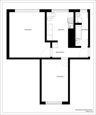 Mieszkanie 2-pokojowe Wrocław Śródmieście, ul. Stefana Jaracza. Zdjęcie 12
