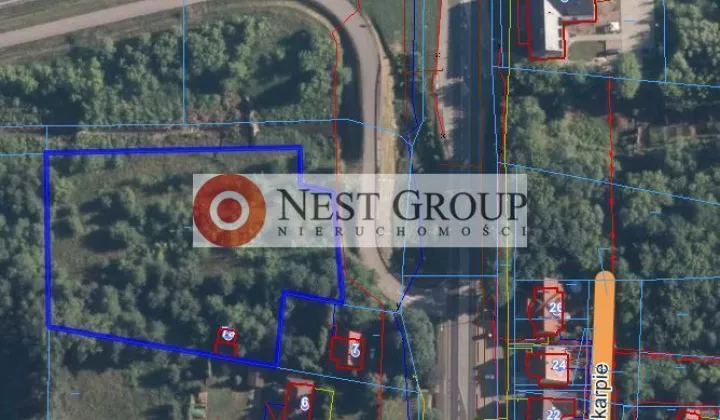 Działka inwestycyjna Wierzbica