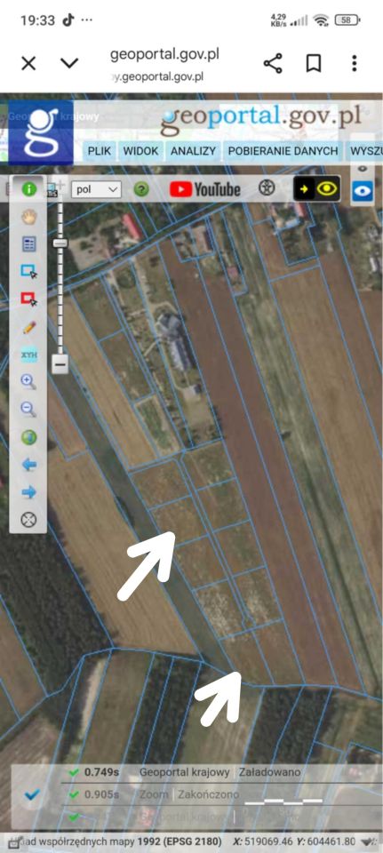 Działka budowlana Smulska