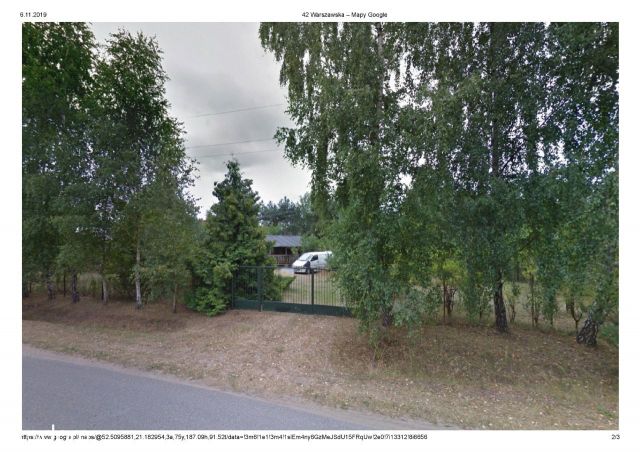 Działka rekreacyjna Kuligów, ul. Warszawska. Zdjęcie 1