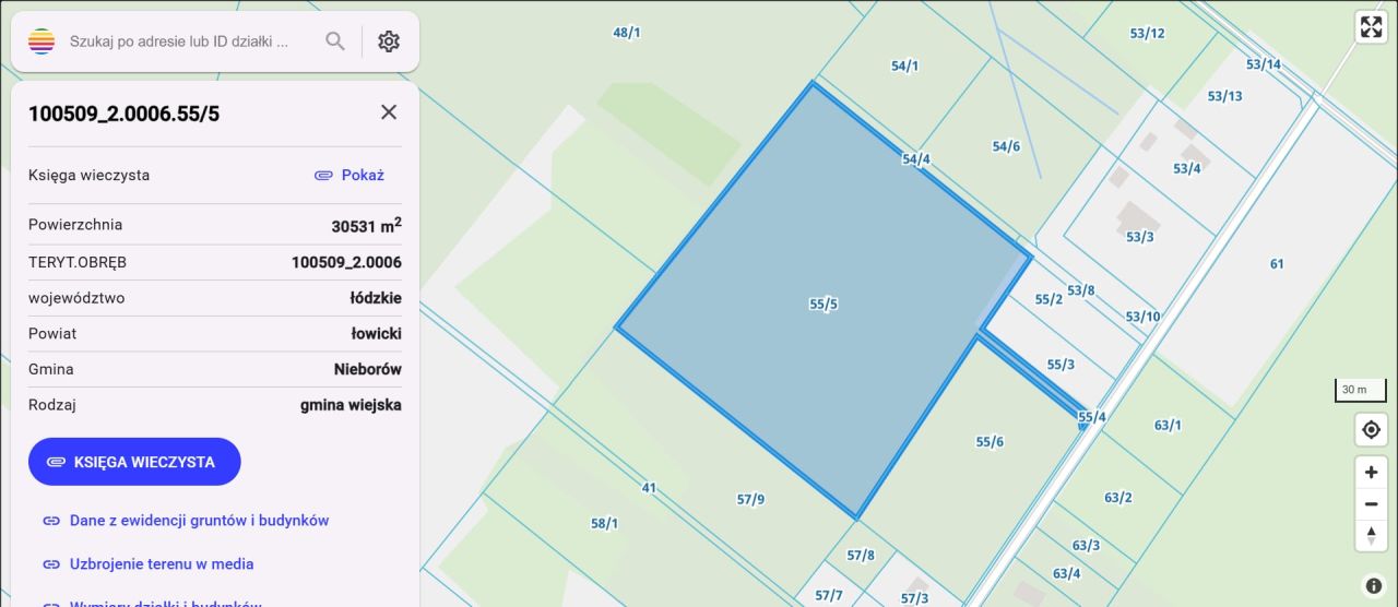 Działka rolna Chyleniec