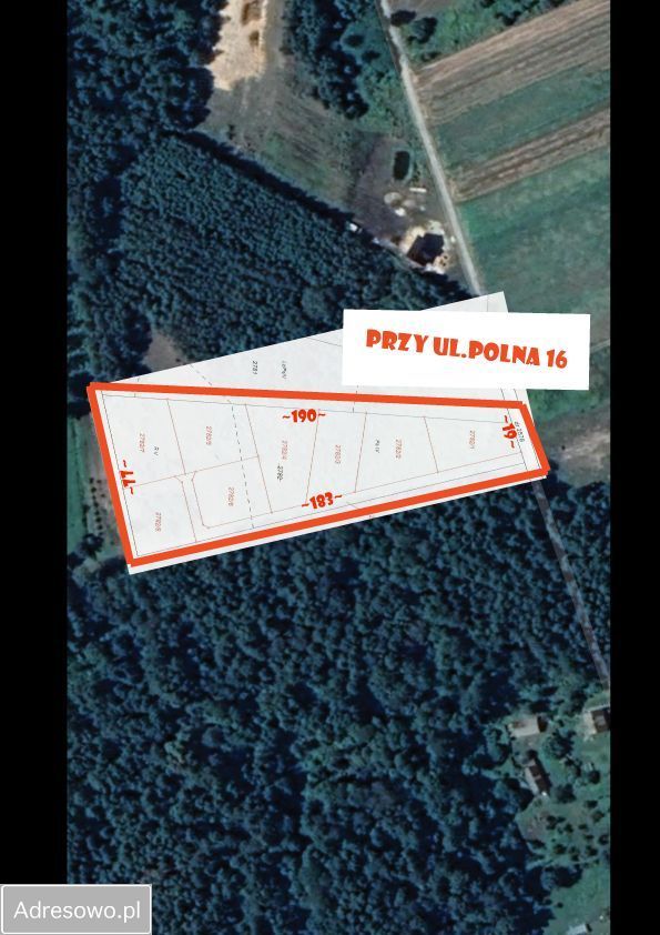 Działka budowlana Kłyżów Krzaki. Zdjęcie 3