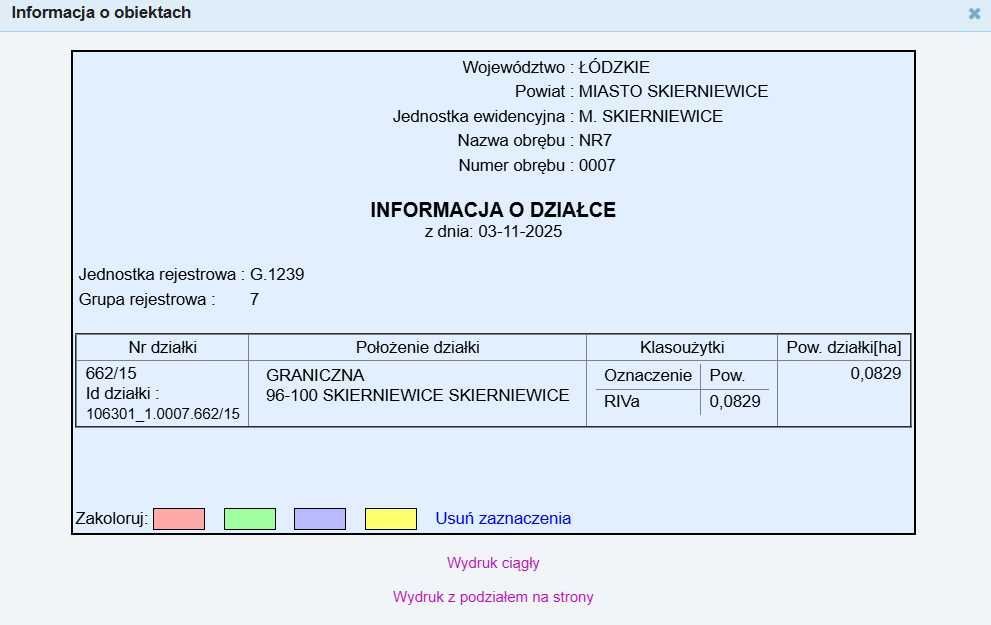 Działka budowlana Skierniewice, ul. Graniczna. Zdjęcie 2