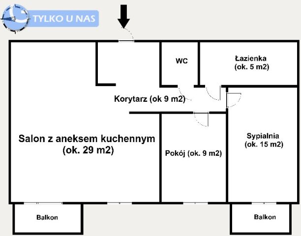 Mieszkanie 3-pokojowe Kraków, ul. Mariana Domagały. Zdjęcie 21