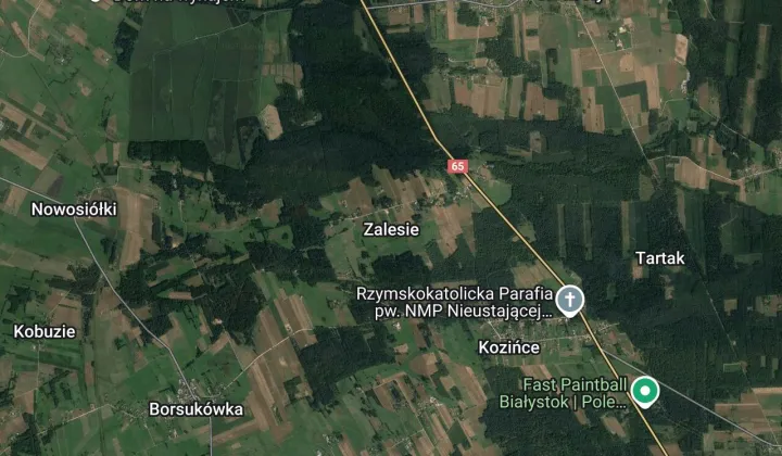 Działka budowlana Zalesie