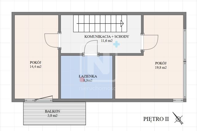 dom szeregowy, 5 pokoi Warszawa Mokotów, ul. Modra. Zdjęcie 20