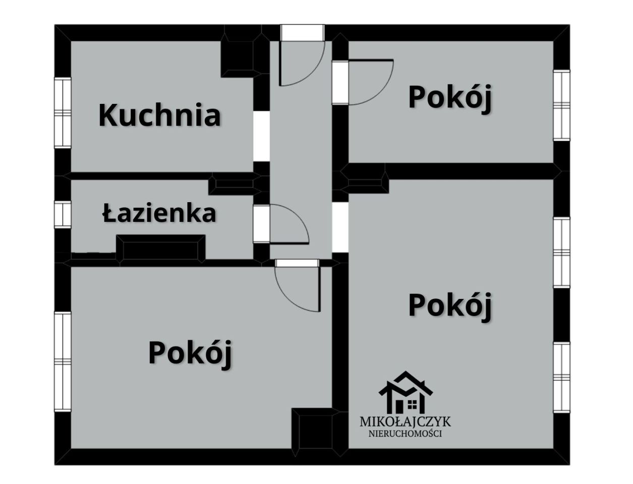 Mieszkanie 3-pokojowe Bartoszyce, ul. Traugutta. Zdjęcie 15