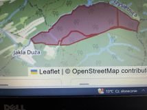 Działka leśna Humniska Jakla Duża