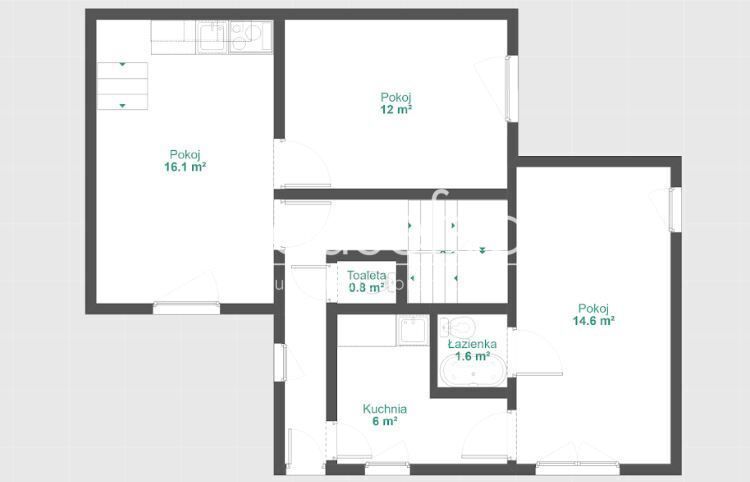 dom wolnostojący, 6 pokoi Łódź, ul. Stanisława Wyspiańskiego. Zdjęcie 20