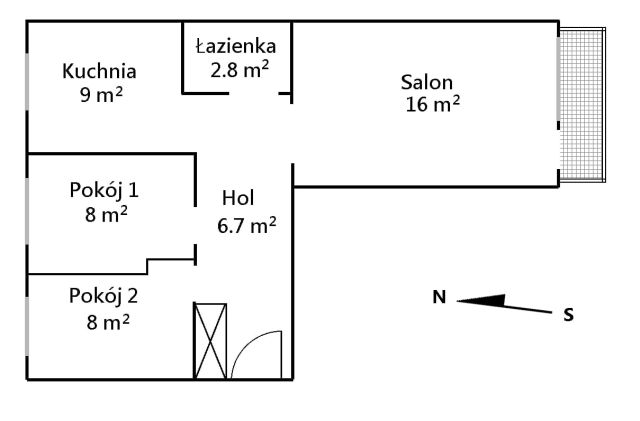 Mieszkanie 3-pokojowe Kraków Krowodrza, ul. Kazimierza Wielkiego. Zdjęcie 19