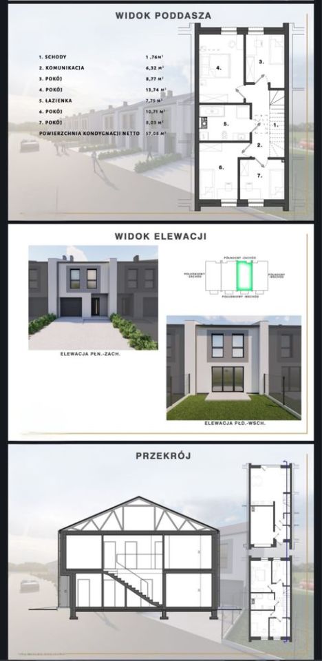 dom szeregowy Stary Sławacinek. Zdjęcie 3